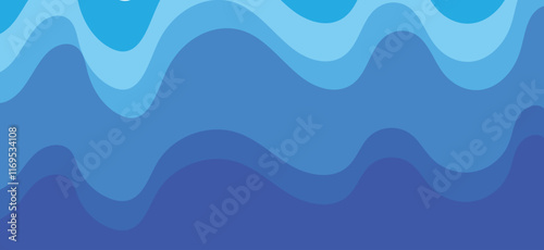blue abstract Background. Abstract blue background with gradient color and artistic dynamic line decoration.