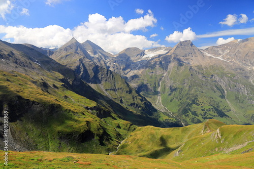 Grossglockner High Alpine Road, station Fuscher Toerl. The Alps, Austria, Europe.  photo