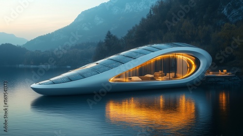 Wallpaper Mural Futuristic solar panel with ai. House of future Torontodigital.ca