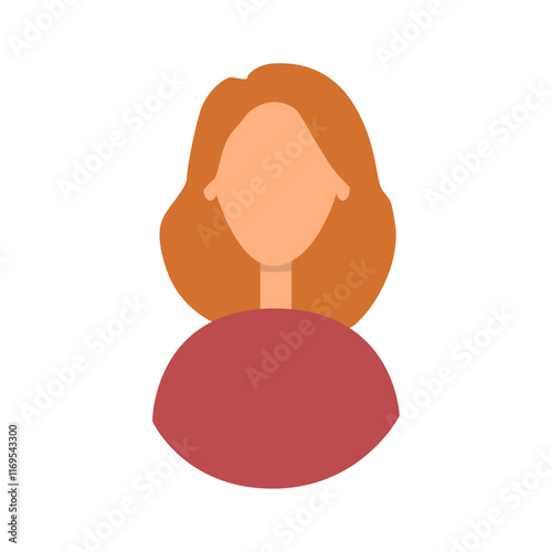 Vector flat illustration in grayscale. Avatar, user profile, person icon, gender neutral silhouette, profile picture. Suitable for social media profiles, icons, screensavers and as a template.