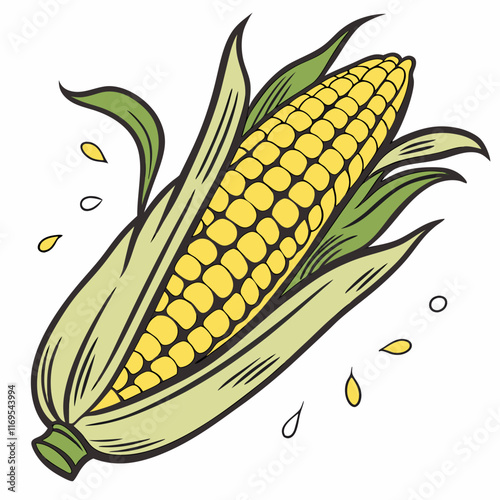 illustration of a cucumis sativus vector design