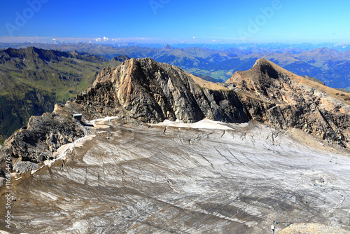 Glacier on Mount Kitzsteinhorn. Austrian Alps, Europe.
