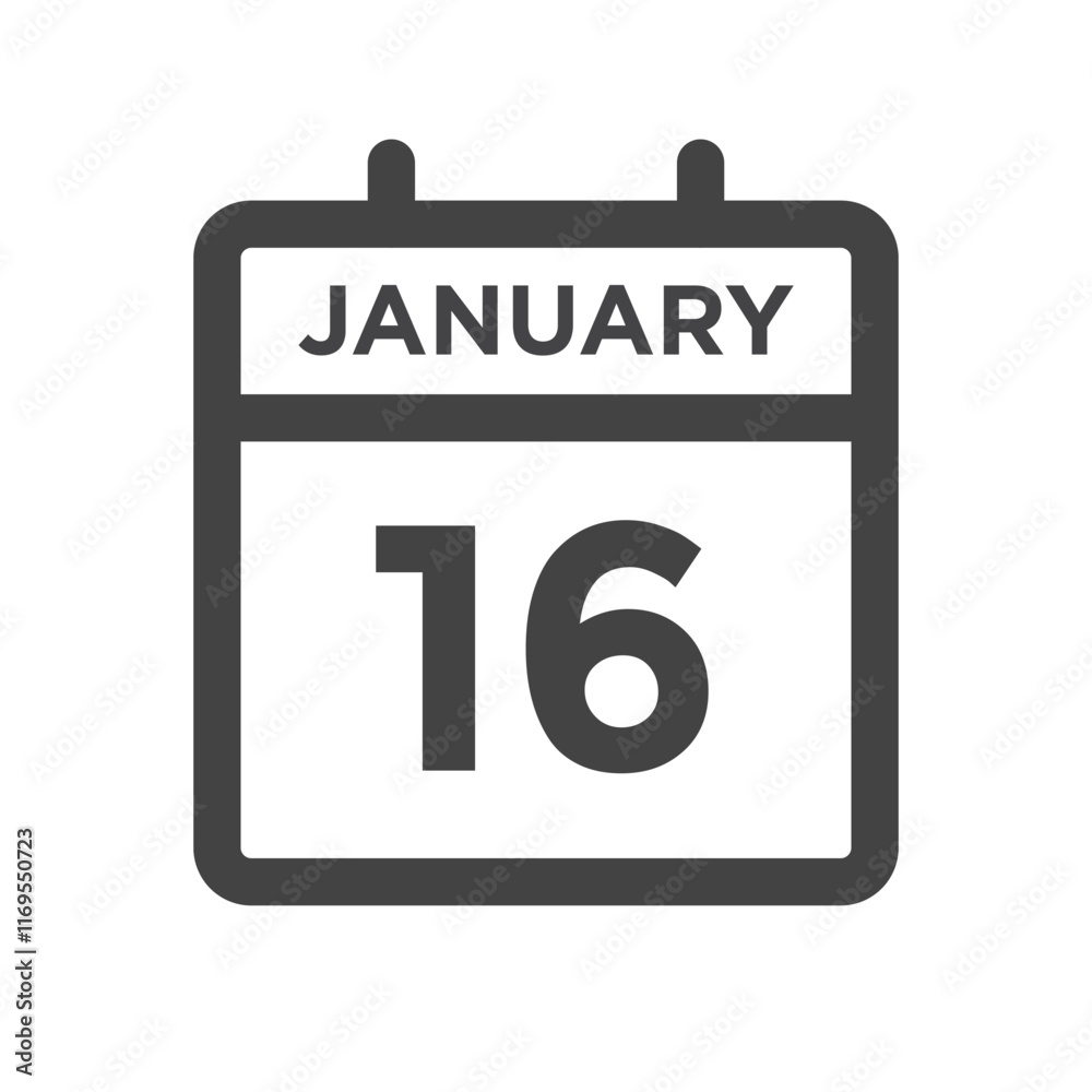 January 16 Calendar Day or Calender Date for Deadline - Appointment January 16 Calendar Day or Calender Date for Deadline - Appointment