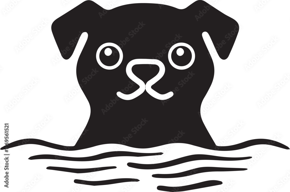 Dog Logo Symbol Vector Template, simple dog logo design Dog Logo Symbol Vector Template, simple dog logo design