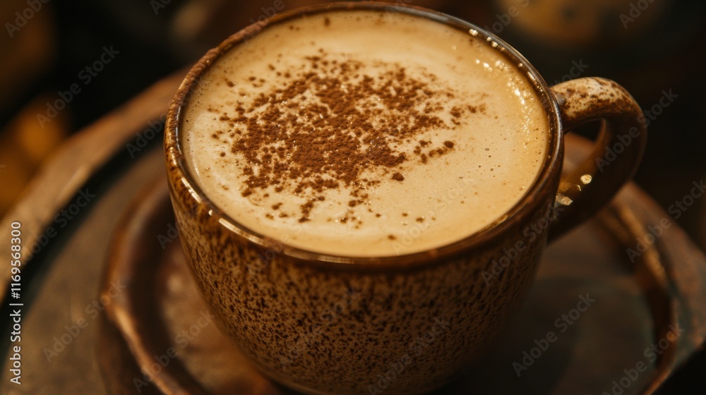 Rich Hot Chocolate in Natural Lighting Rich Hot Chocolate in Natural Lighting