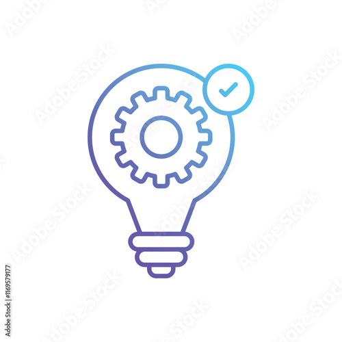 Innovation Research vector icon