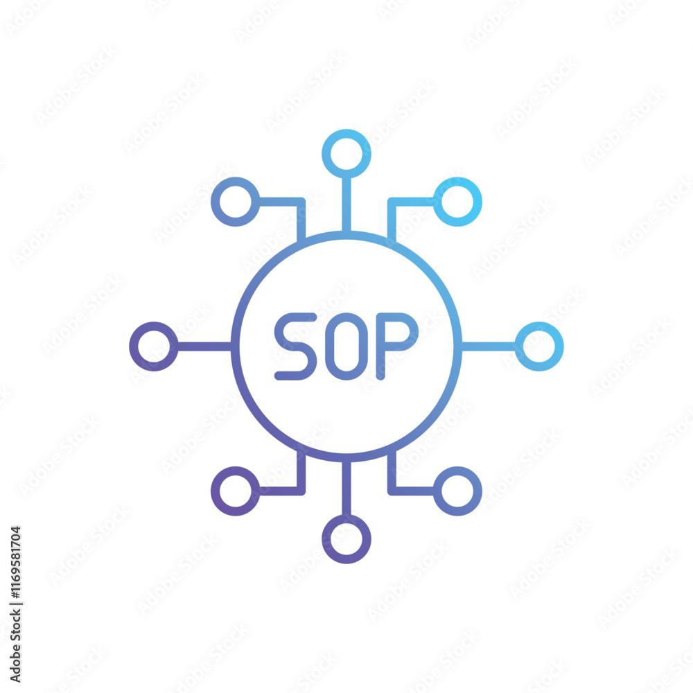 Sop vector icon Sop vector icon