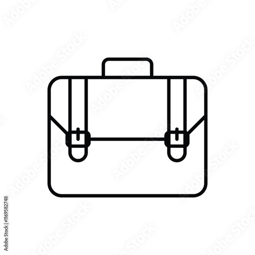 Briefcase vector icon