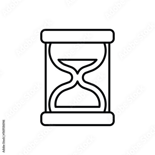 Hourglass vector icon