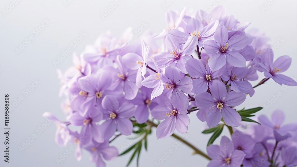 Stunning Lavender Flowers Bouquet Closeup Soft Light Stunning Lavender Flowers Bouquet Closeup Soft Light