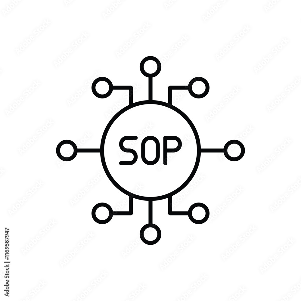 Sop vector icon