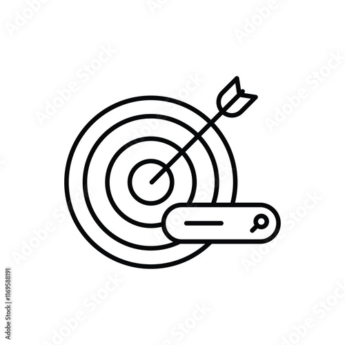 Target vector icon