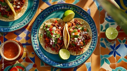 Wallpaper Mural Deliciously Festive Pulled Pork Tacos with Fresh Ingredients and Bold Flavors for Every Occasion Torontodigital.ca