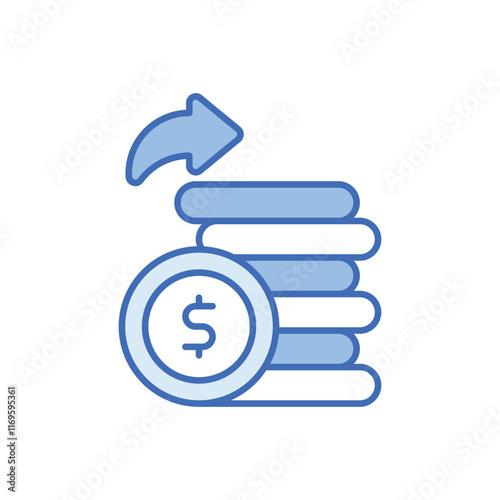 Investing vector icon