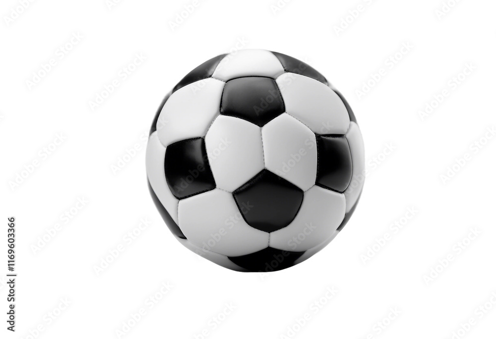 Obraz premium Soccer ball Football isolated on transparent background