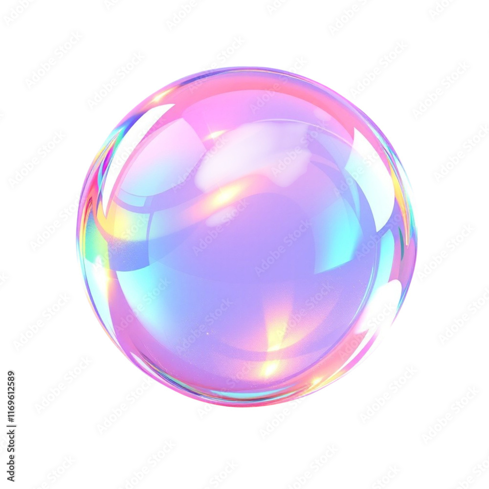 Transparent Sphere with Reflective, Glossy Surface Isolated on Transparent Background Transparent Sphere with Reflective, Glossy Surface Isolated on Transparent Background