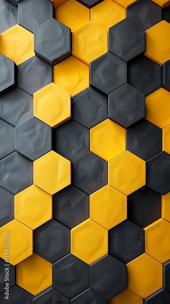 A sleek black and golden geometric background with hexagonal shapes creating a modern and stylish visual design. A sleek black and golden geometric background with hexagonal shapes creating a modern and stylish visual design.