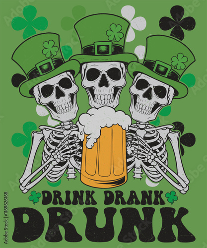 St. Patrick's Day T-shirt, St. Patty's Shirt, Cute St. Patrick's Tee, Luck of the Irish, Irish Shirt, Shamrock, Green St. Patrick's Day T-Shirt,  Funny St. Patrick's Day Shirt