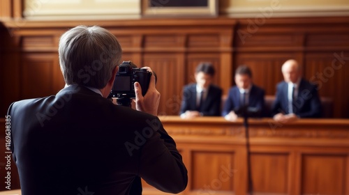 Judicial Drama: Documenting Pivotal Instances in Court photo