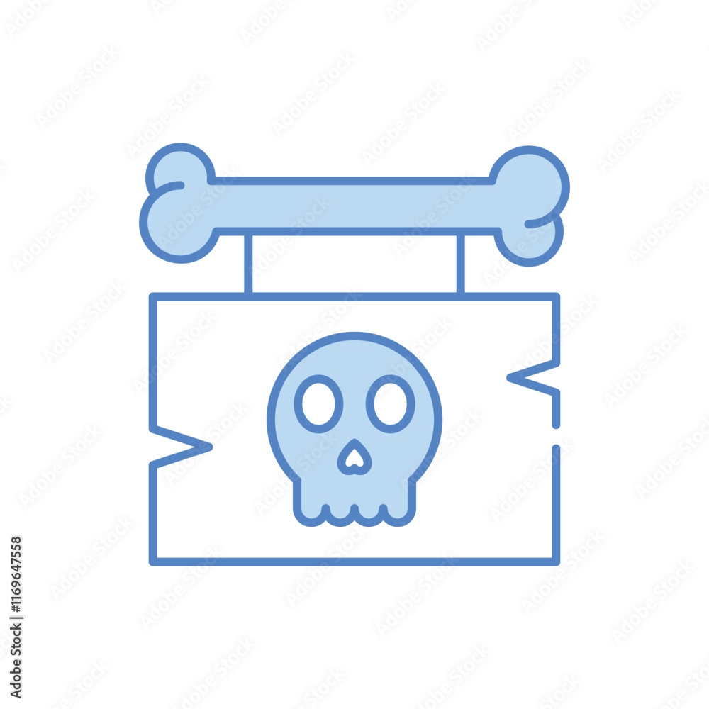 Halloween Grungy vector icon Halloween Grungy vector icon