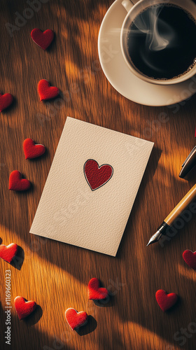 Elegant and minimalist Valentine's Day cards designed to convey heartfelt emotions with simplicity and style. Featuring timeless motifs like hearts, mosaic patterns, and lipstick marks, these cards em