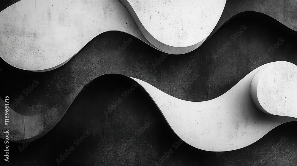 Monochrome abstract, sleek and minimal design using only black and white, bold shapes and contrasts, modern and elegant Monochrome abstract, sleek and minimal design using only black and white, bold shapes and contrasts, modern and elegant