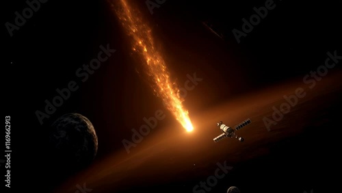 Meteor Storm: The Silent Drama of Deep Space