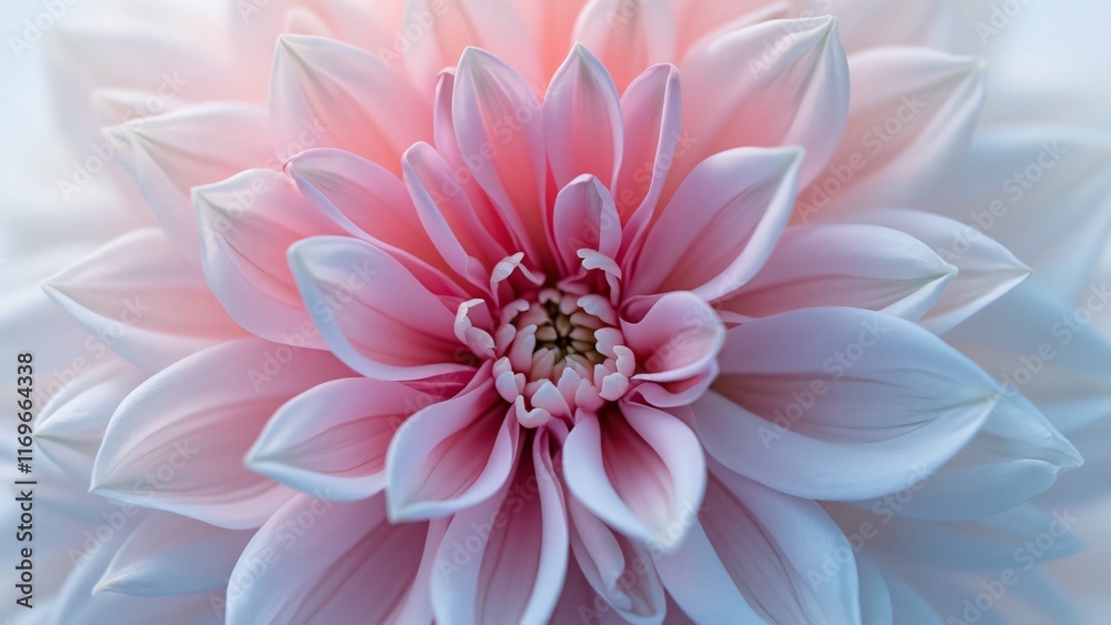 Closeup Pink Dahlia Flower Blossom Macro Photography Closeup Pink Dahlia Flower Blossom Macro Photography