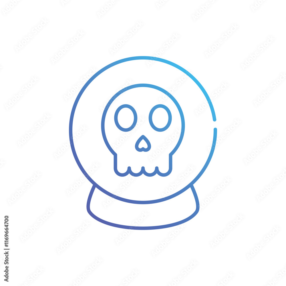 Magic Globe vector icon