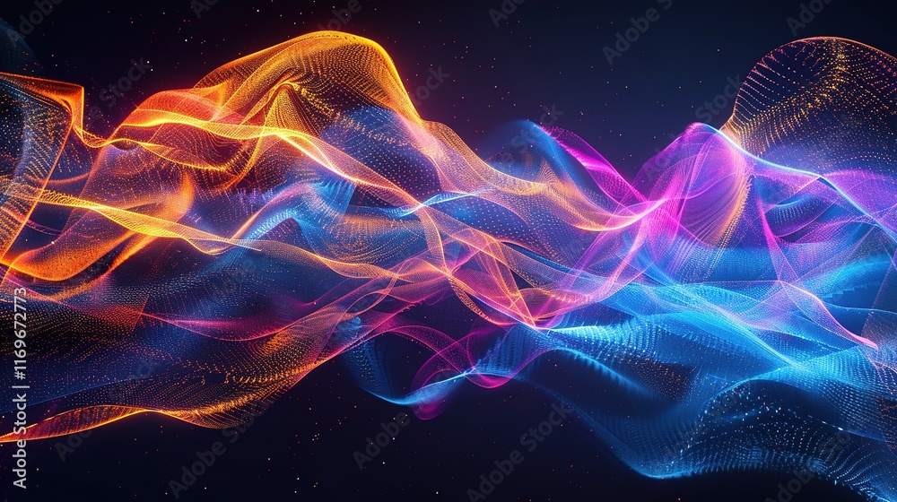 Obraz premium Freepik Colorful Abstract background dreamy Galact