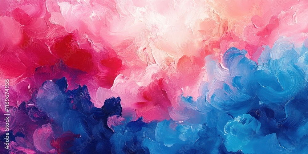 Background vibrant blend of swirling pink, red, and blue hues in an abstract fluid art composition, perfect for dynamic backfrop and creative backgrounds Background vibrant blend of swirling pink, red, and blue hues in an abstract fluid art composition, perfect for dynamic backfrop and creative backgrounds