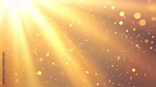 Radiant glow light burst effect. realistic golden digital lens flare light effect. starlight rise on transparent background. Sunflare. Illustration