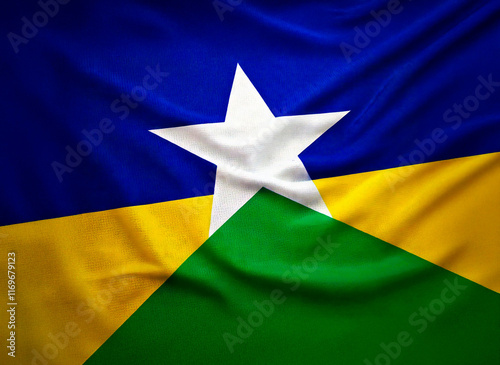 Graphic Representation of the Flag of Rondônia generated with AI
 photo