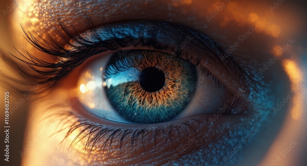 Obraz premium The Human Eye in Detail.