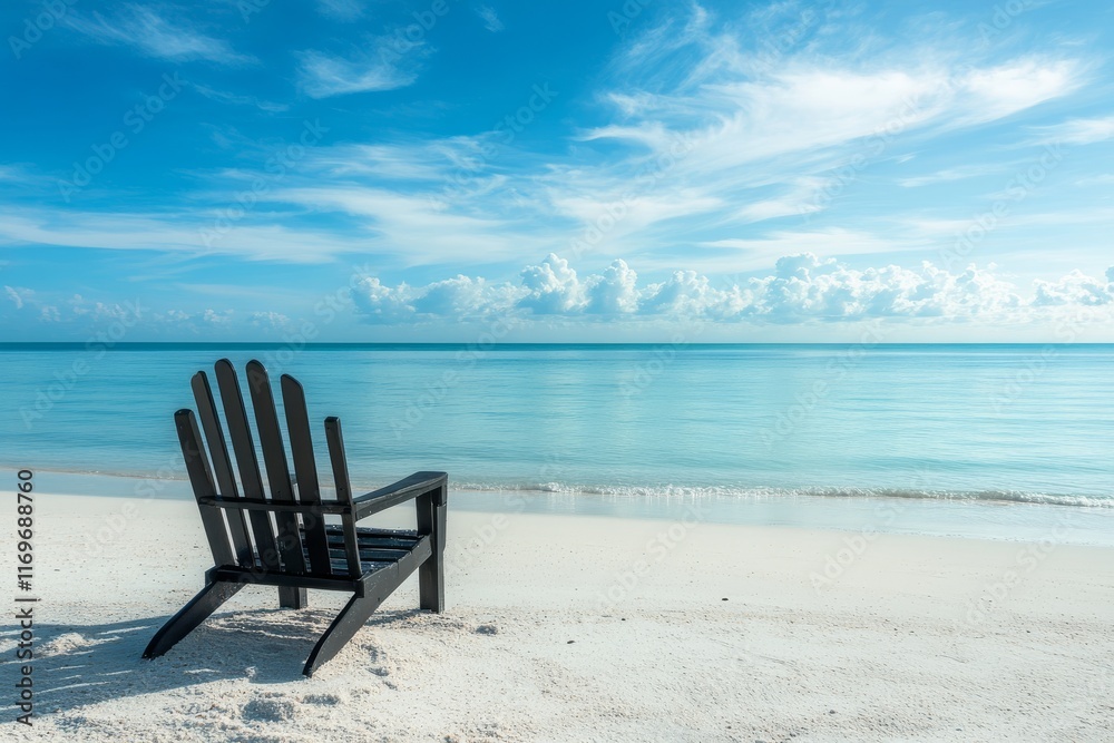 Tranquil Beach Landscape Relaxing Chair Tranquil Beach Landscape Relaxing Chair