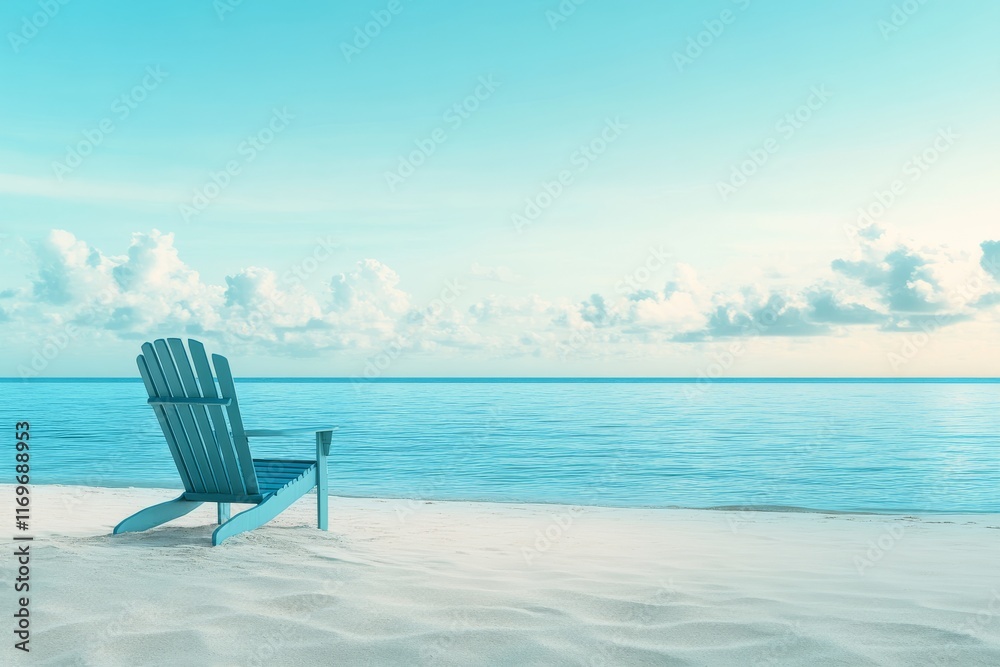 Tranquil Beach Landscape Relaxing Chair Tranquil Beach Landscape Relaxing Chair