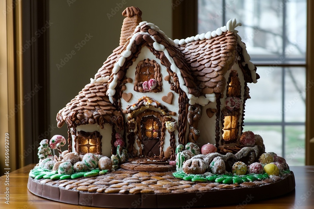 Fototapeta premium Gingerbread house