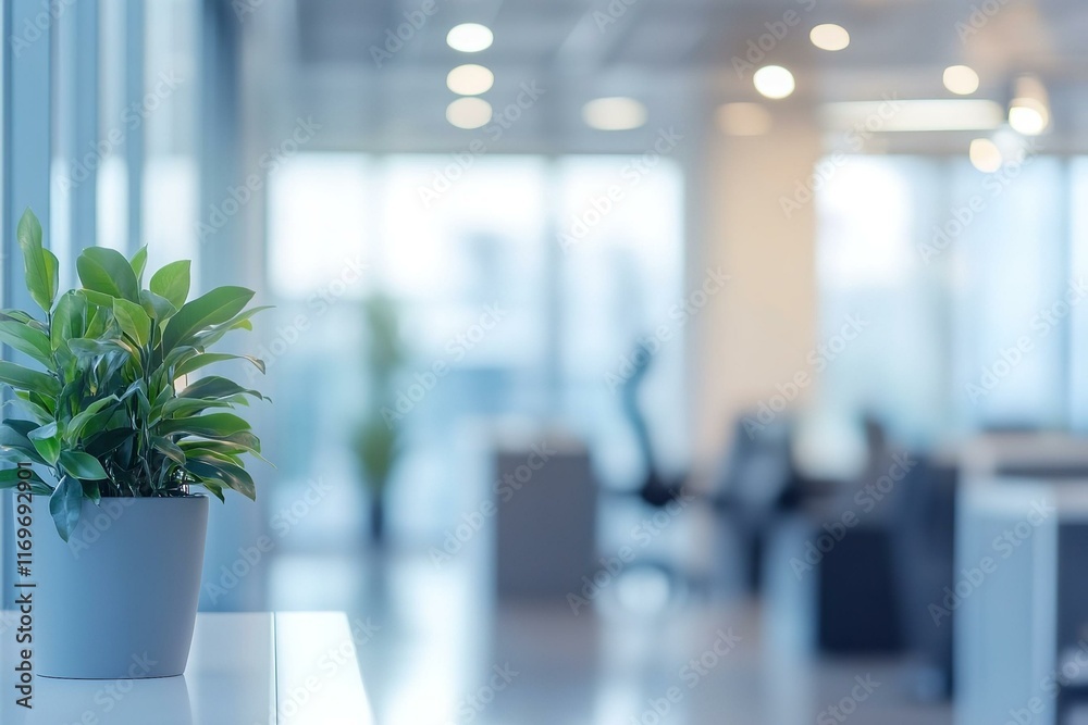 Business office without people with blurred bokeh background Business office without people with blurred bokeh background