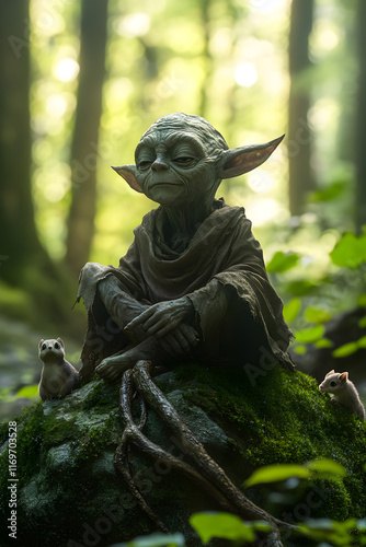 Enchanted Woodland Goblin: Mischief in Moss-Covered Mysteries