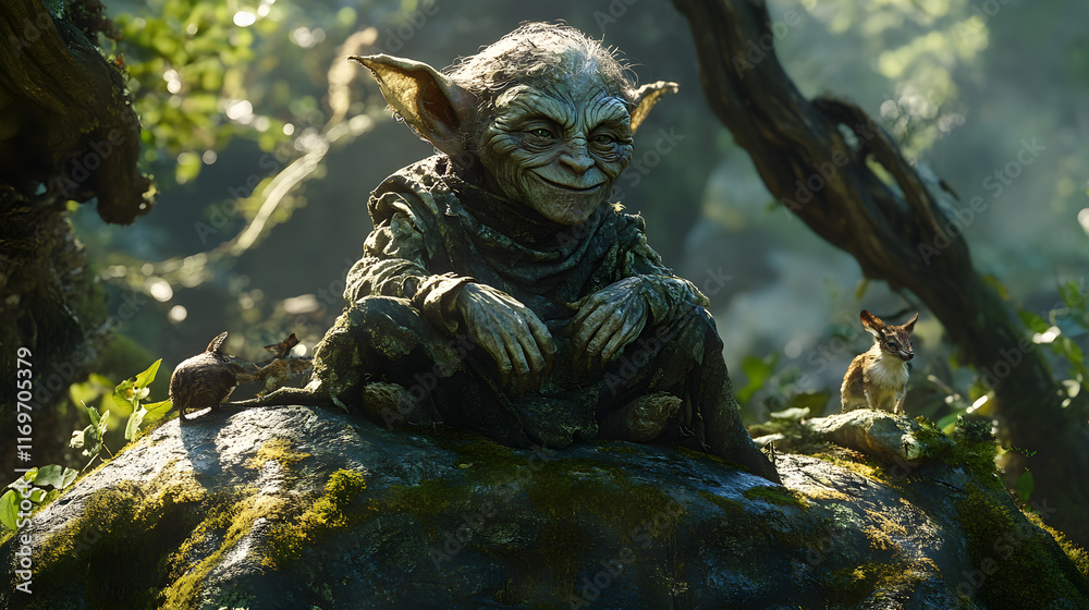 Enchanted Woodland Goblin: Mischief in Moss-Covered Mysteries Enchanted Woodland Goblin: Mischief in Moss-Covered Mysteries