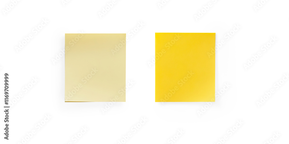 Yellow Sticky Note on a Transparent Background Yellow Sticky Note on a Transparent Background