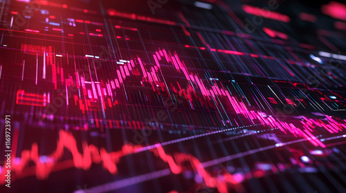 Performance chart showing rebound trend. Rimebound. Illustration