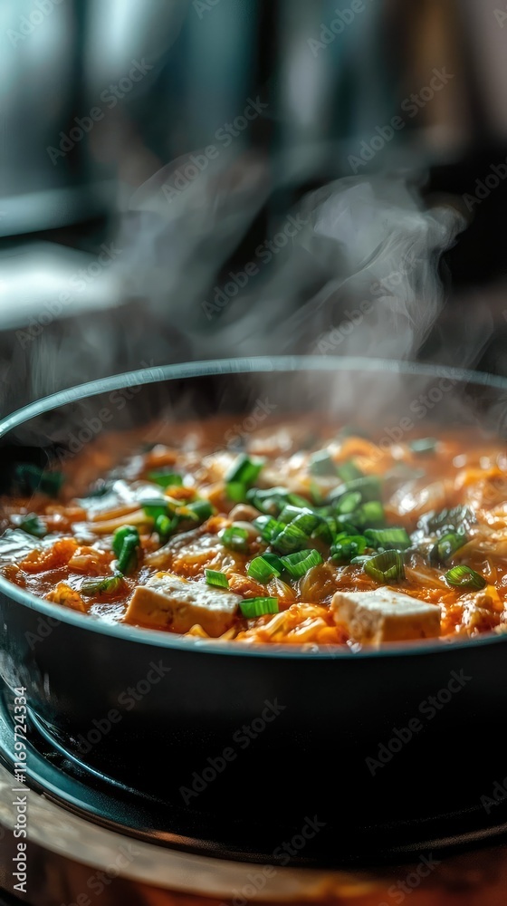 Steaming Hot Bowl of Delicious Stir-Fried Noodles with Vegetables Steaming Hot Bowl of Delicious Stir-Fried Noodles with Vegetables