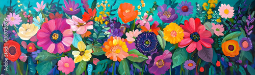 Vibrant floral bouquet celebrating International Women's Day or Mothera??s Day, a cheerful spring composition photo