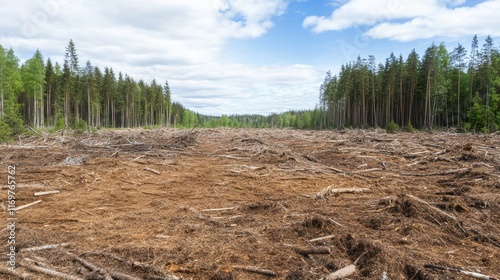 Impact of Deforestation on Forested Areas
