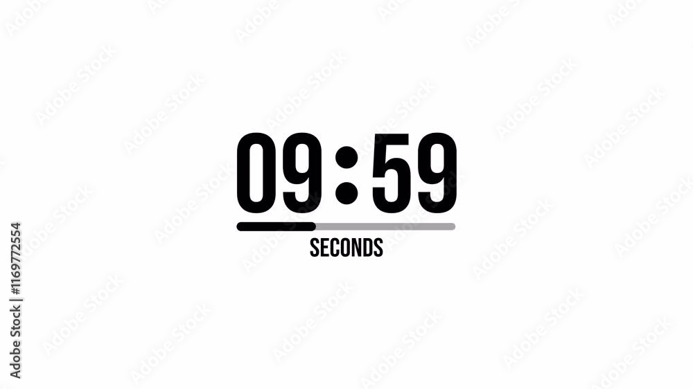 15 seconds countdown animation from 15 seconds to 0 seconds on a transparent background. 4k video 15 seconds countdown animation from 15 seconds to 0 seconds on a transparent background. 4k video