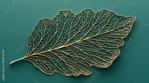 Nature-Inspired Leaf Texture with Overlapping Greens: A Botanical Tapestry