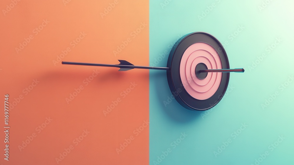 An image featuring an arrow aimed at a virtual target dartboard, symbolizing precision in setting business objectives. An image featuring an arrow aimed at a virtual target dartboard, symbolizing precision in setting business objectives.
