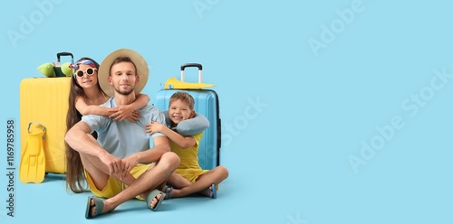 Happy father and his little...