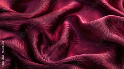 burgundy red, dark red abstract vintage background for design. Fabric cloth canvas texture. Color gradient, ombre. Rough, grain. Matte, shimmer, photo